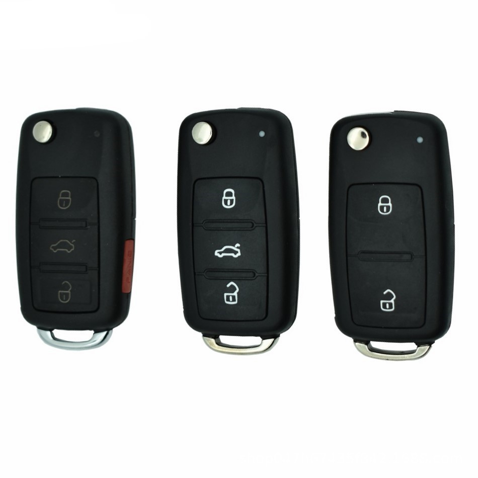 适用于大众新款 2键 3键 3 1键 一体汽车钥匙外壳