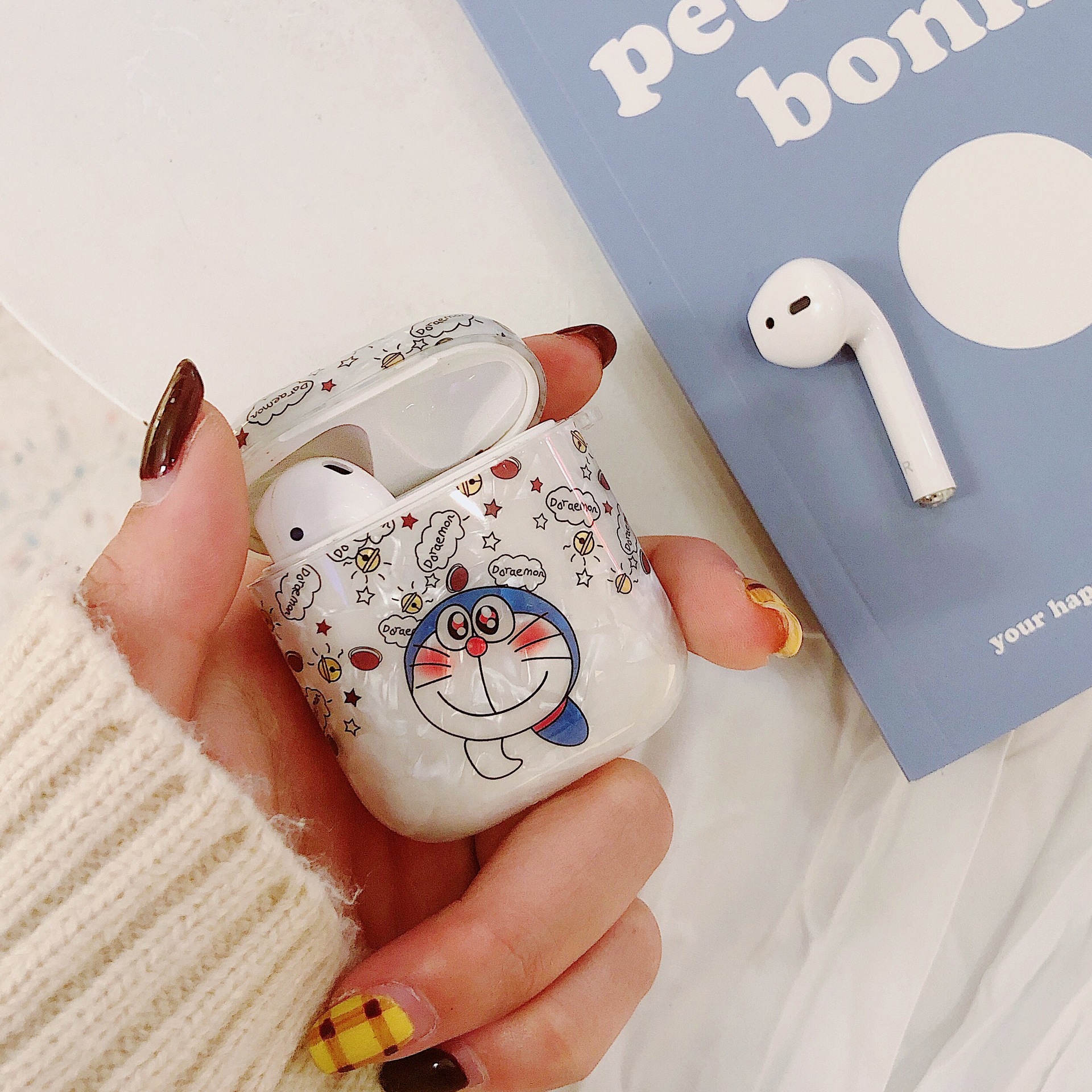 imd贝壳纹airpods pro耳机套厂家批发适用苹果二代耳机保护套定制
