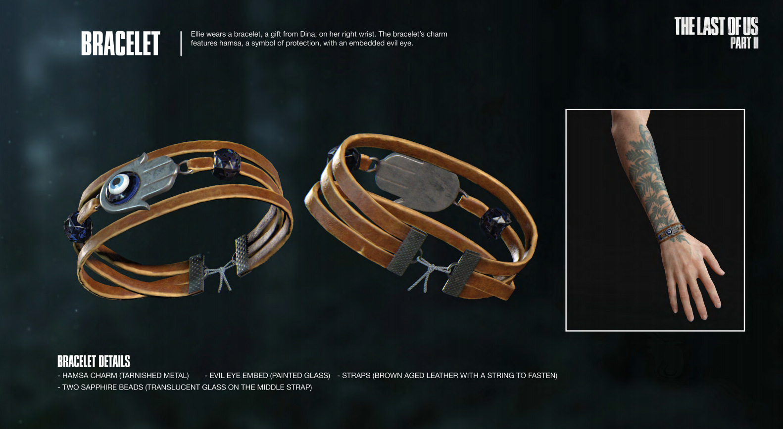 最后生还者2周边艾莉手链蒂娜手环美国末日2游戏手镯跨境新品