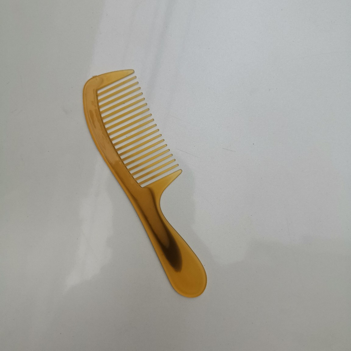 牛筋梳礼品小梳子黄色折不断梳厂家直销便宜梳子衣服赠品小梳