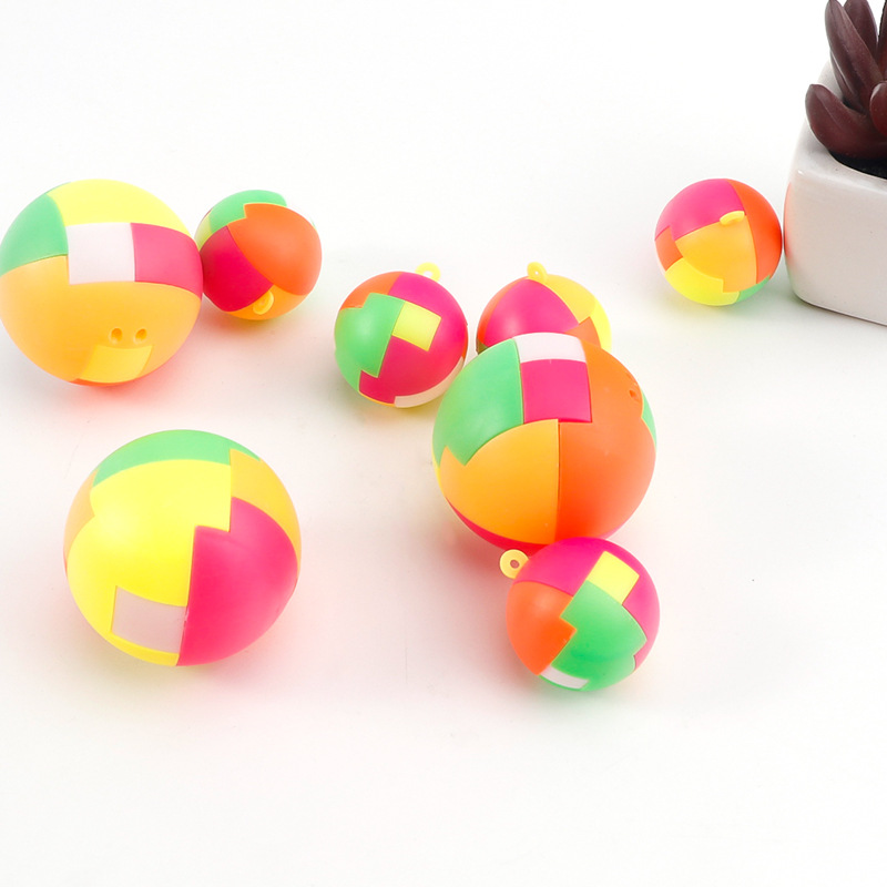 创意智力拼装球拼插积木迷你儿童文具男孩怀旧经典组装魔方球