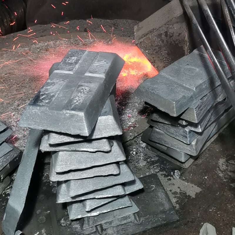 厂家直销锌合金压加工压铸原材料锌合金锭五金专业生产支持定制