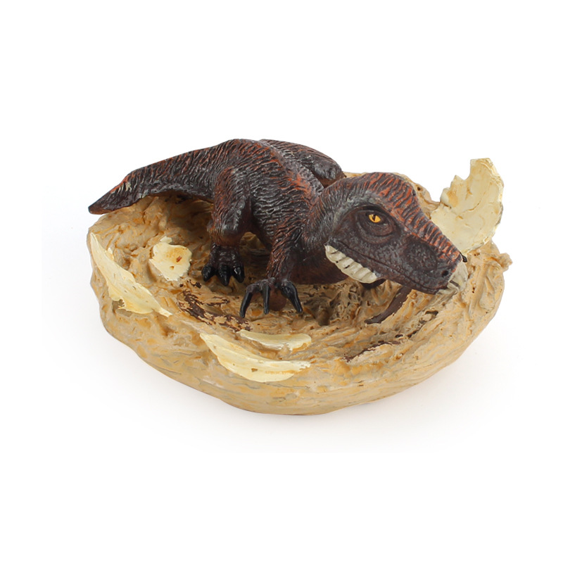 外贸仿真科教恐龙幼崽l镰刀龙巨兽龙双冠龙棘龙模型实心静态摆件