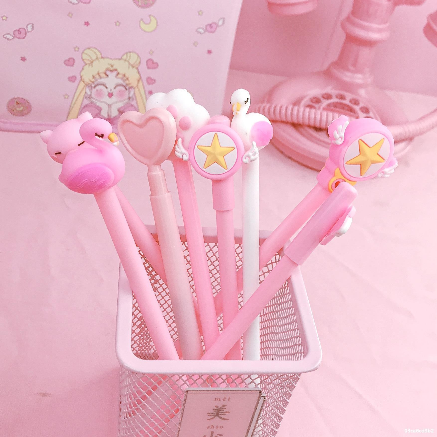 可爱卡通动物猫爪猫咪好写的中性笔书写创意女新流行笔日系小清新