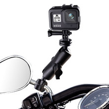 摩托车支架Gopro8配件insta360oner全景运动相机拍摄支架导航支架