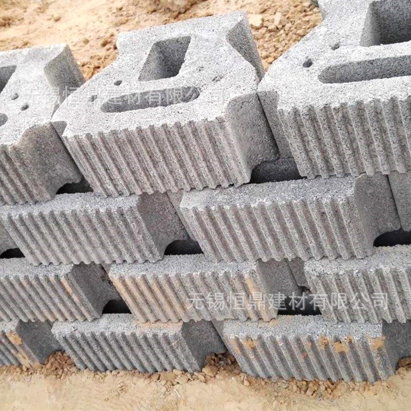 自嵌式挡土块 河道挡土墙砌块 生态景观护坡挡土砖干垒式挡土墙砖