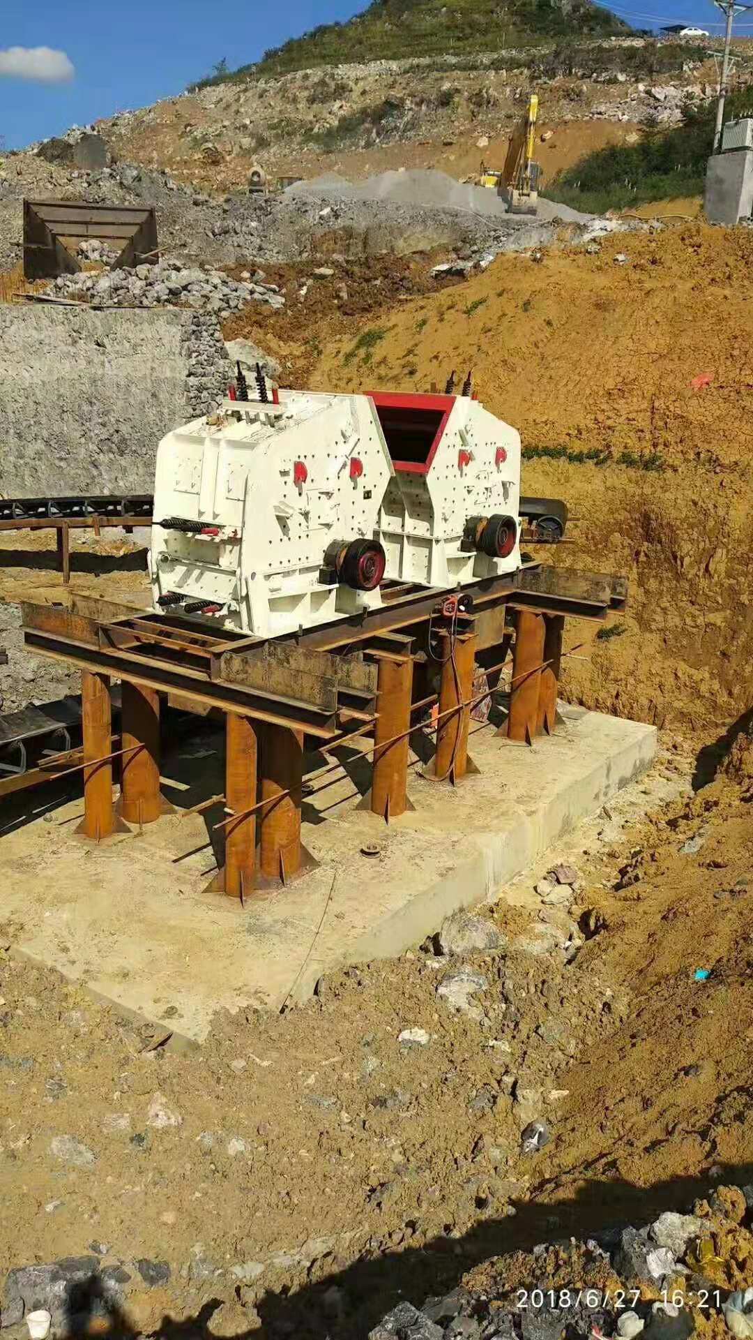 反击式破碎机 花岗岩石料反击破制砂生产线 抗冲击抗磨损 众惠