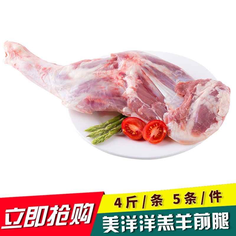 美洋洋大羊前腿 羔羊前腿 羊肉羊腿肉 冷冻羊腿内蒙古羊腿20斤/件
