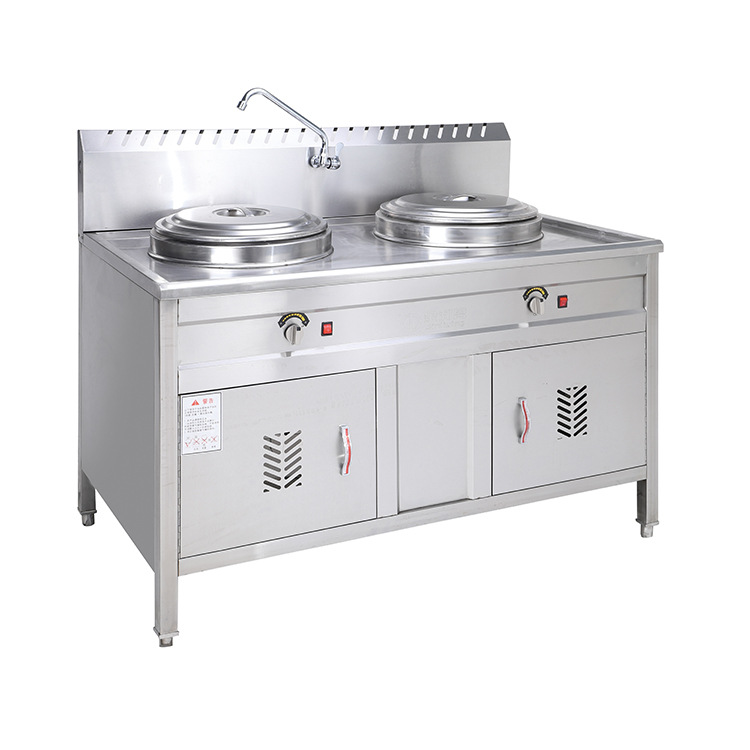 新款双头蒸煮炉 电款双头蒸煮炉 商用厨具 厂家直销 饭堂用厨具