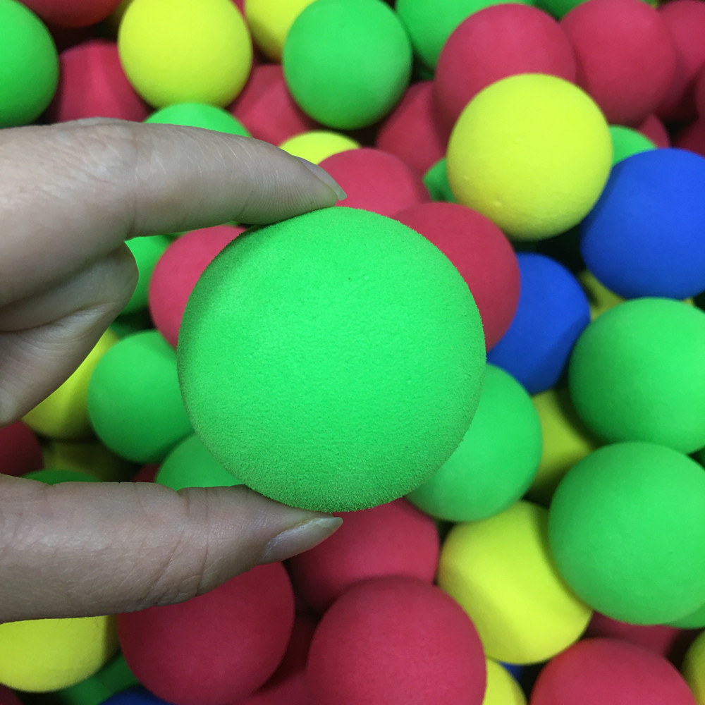 厂家直销 eva球 游乐场玩具球 高尔夫练习球 泡沫球 宠物耐咬球