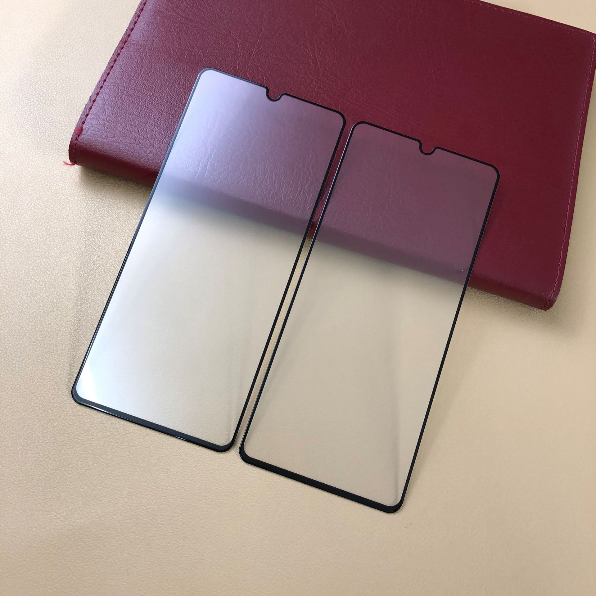 适用samsung a31磨砂钢化膜三星a31满版雾面玻璃贴蚀刻电镀防指纹