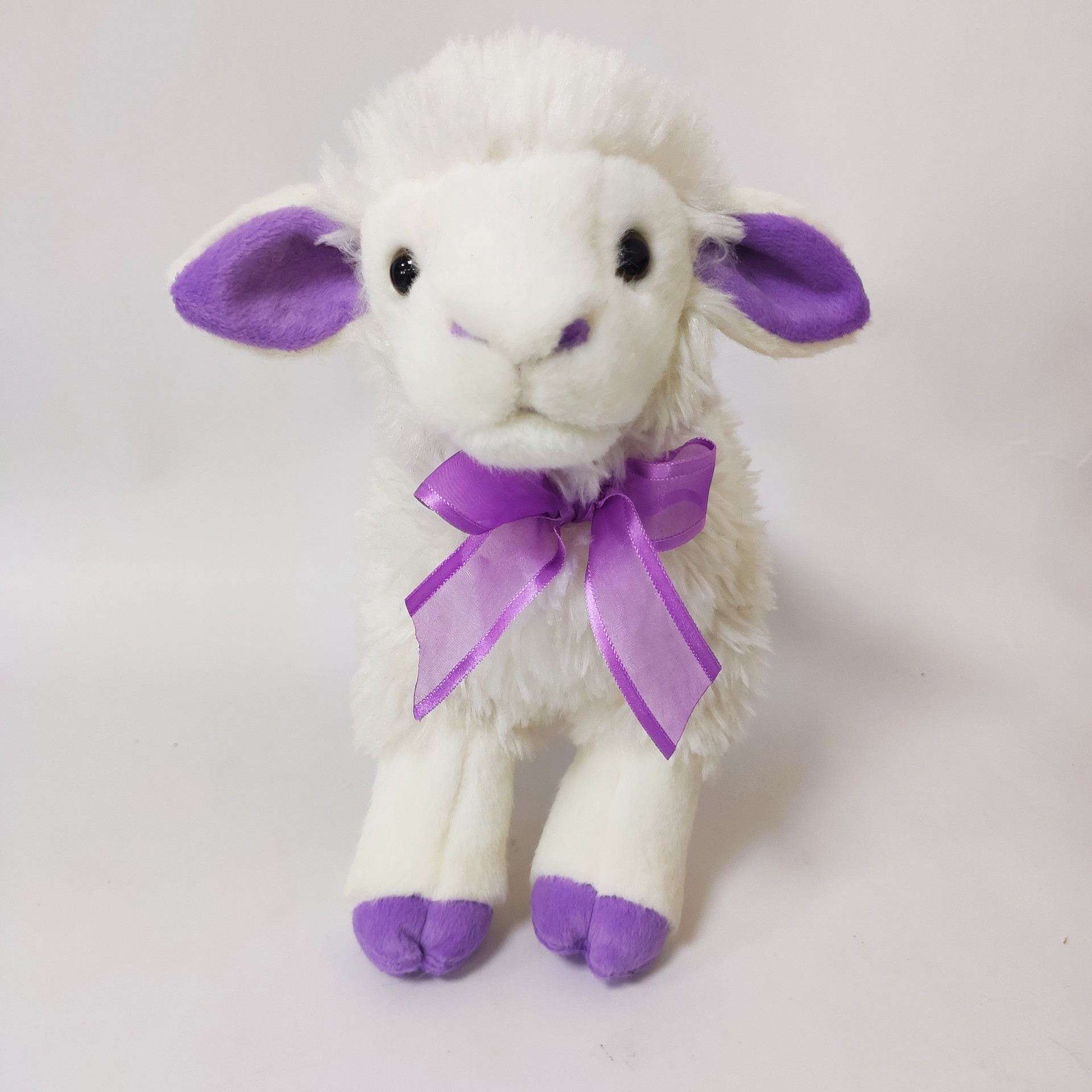 茂林玩具厂家直销毛绒动物山羊仿真毛绒公仔贴牌加工定制羊玩偶