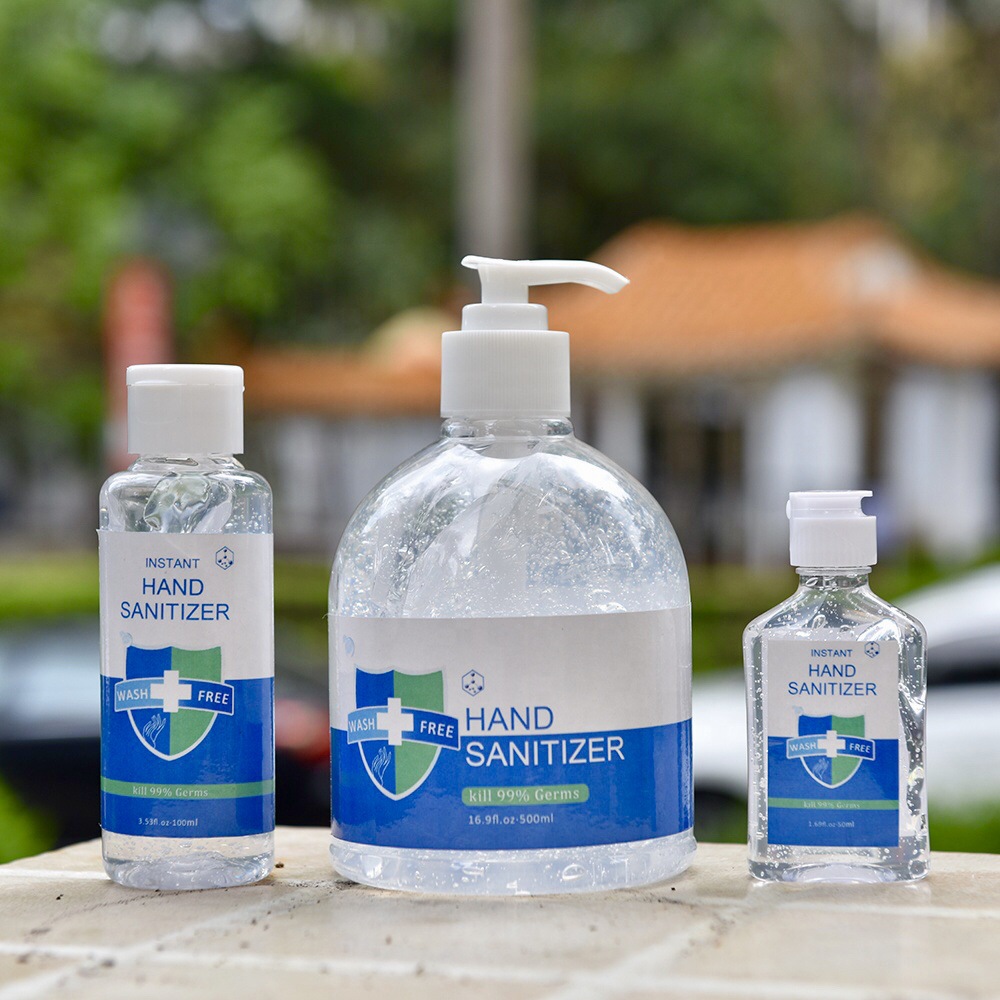 酒精免洗洗手液消毒凝胶英文外贸出口 30ml50ml60ml500ml