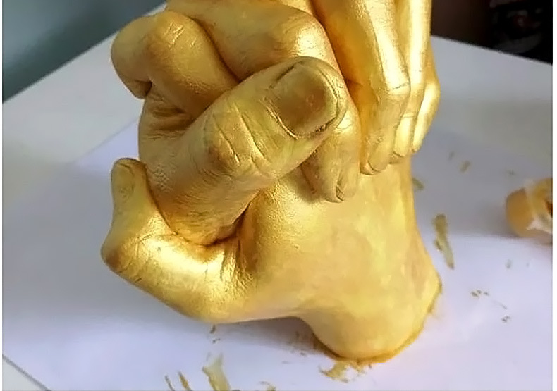 情侣手膜石膏粉成人礼物 抖音同款3d手模型diy制作材料克隆粉自制