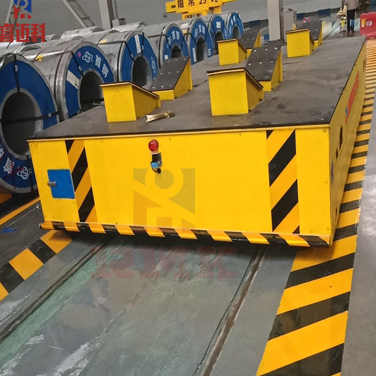 车间专用电动轨道平车 有轨式蓄电池平板运输车 车间轨道运输小车