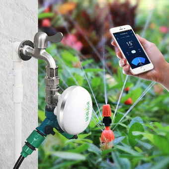 护花使者自动浇花器家庭园艺灌溉工具wifi涂鸦智能定时浇水控制器
