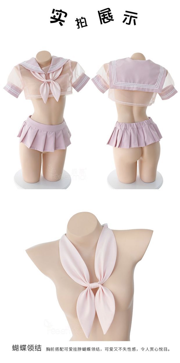 性感学生制服诱惑内衣jk学院风情趣透明水手服女校服海军软妹套装
