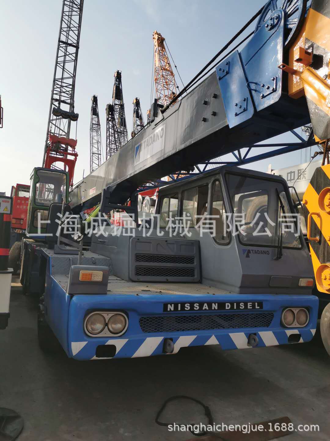 二手多田野25吨汽车吊tadanotr250m越野式起重机