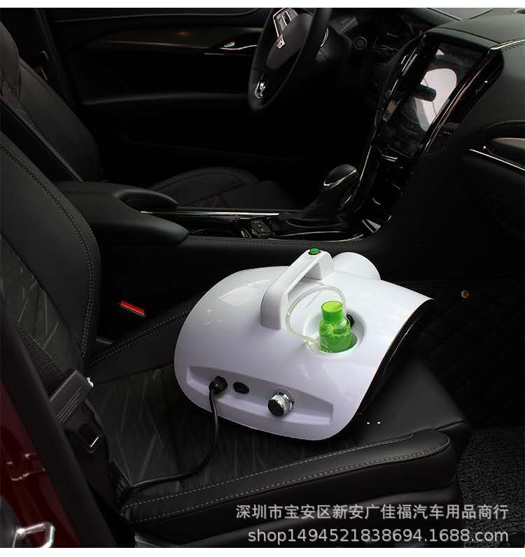 5:消毒水喷完机器取出后,用清水清洗(开关往:11竖那边),4:喷雾喷完后