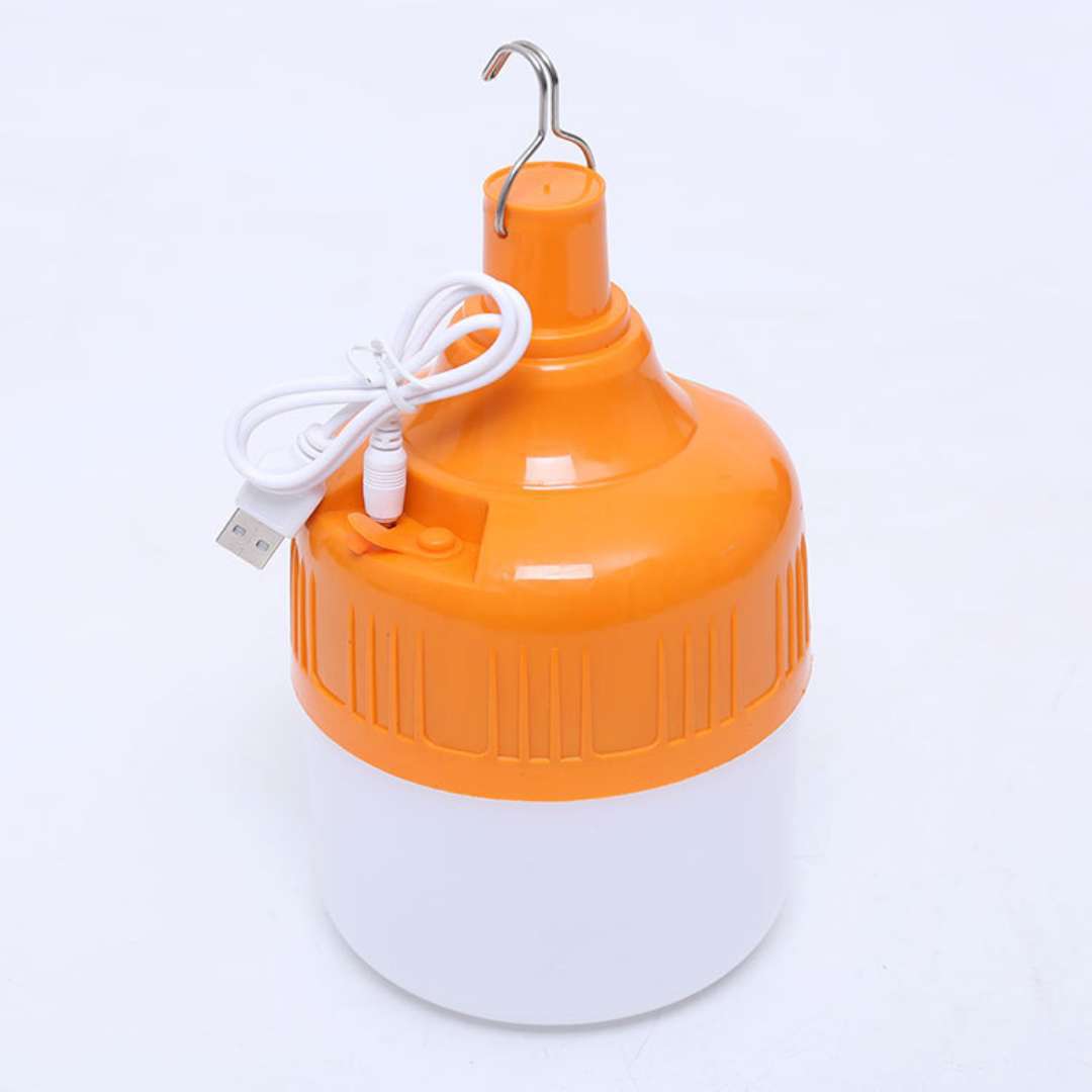 批发led充电式球泡 地摊灯露营灯两档可充电球泡多功能应急照明灯