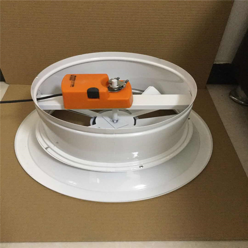 铝合金圆形旋流风口电动温控旋流风口带调节阀电动调节旋流风口