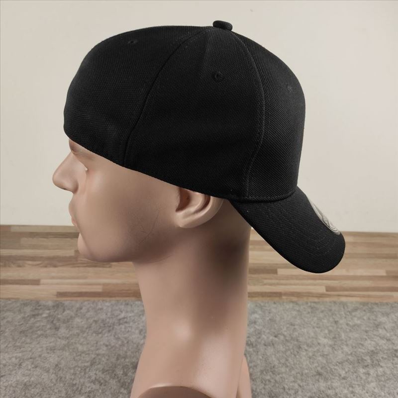 弹力面料封口棒球帽反戴鸭舌帽春秋纯色男帽欧美风男士帽子工厂