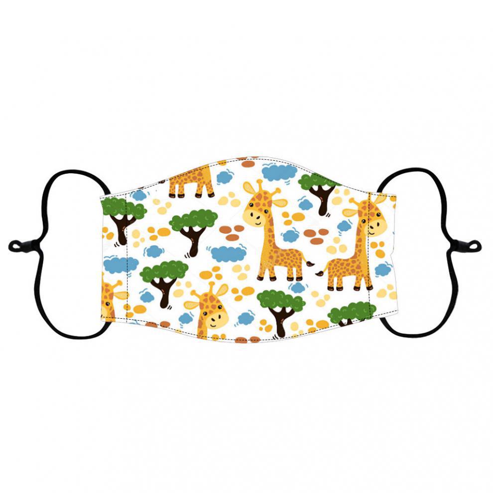 爆款动物海洋口罩印花防护口罩可插滤芯pm2.5雾霾儿童面罩