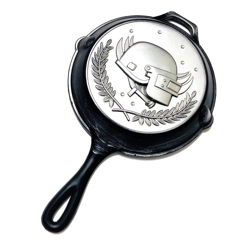 吃鸡神器周边求生绝地平底锅1:1道具 大逃杀pubg发泡表演道具