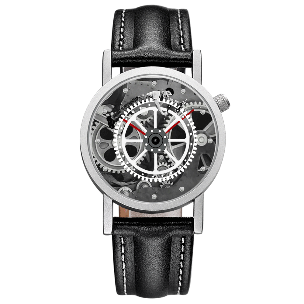 卓别林齿轮趣味高品质个性时装手表亚马逊货源手表