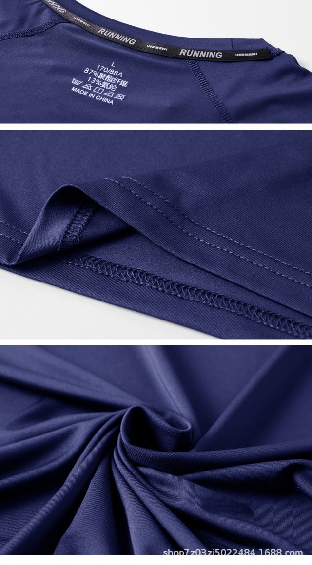 吸汗功能面料 速干衣男t恤短袖男夏季男运动速干衣吸湿排汗可定制