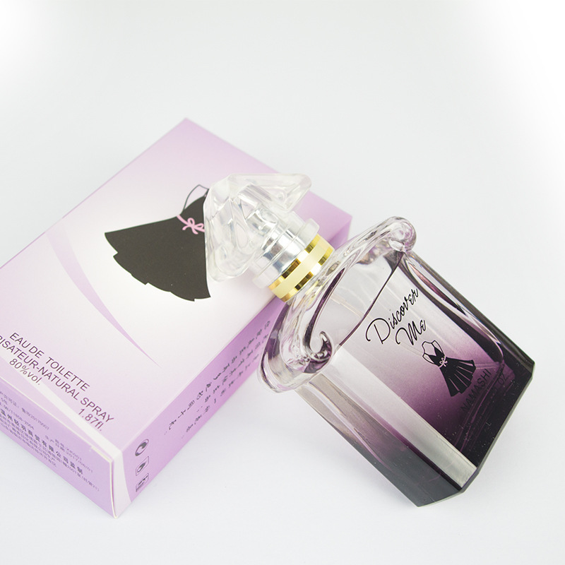 正品法国轻羽魅力黑裙女士淡香水55ml浪漫粉裙持久自然学生小清新