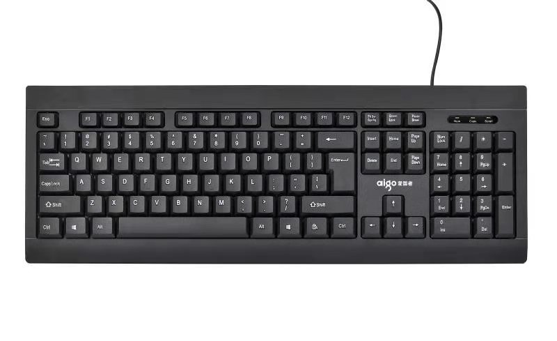 爱国者w912有线键盘台式笔记本电脑外设家用办公游戏键盘