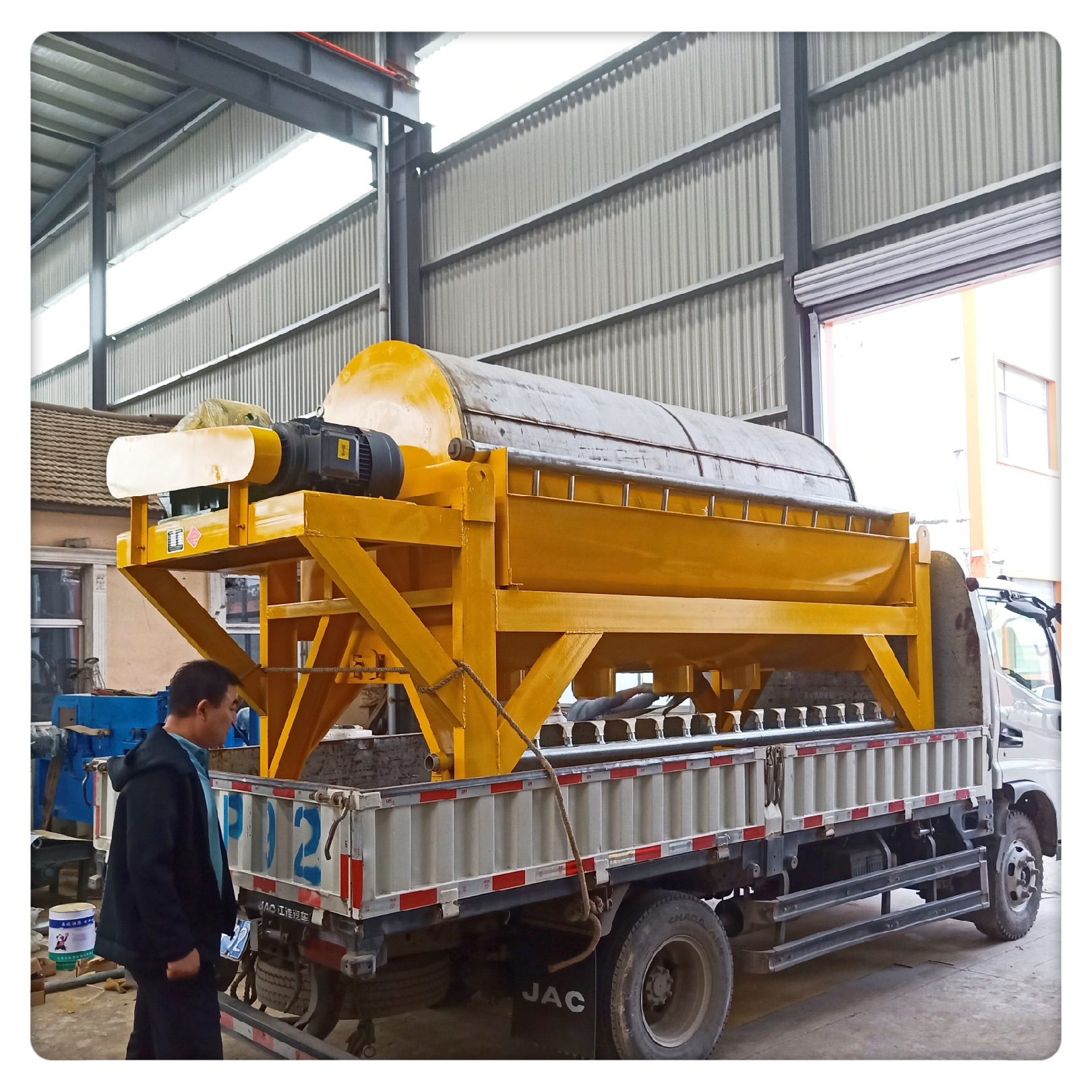 钛铁矿褐铁矿永磁筒式磁选机ctb1230磁选机 远力磁电厂家直供