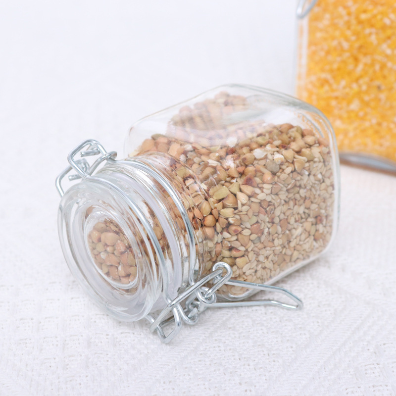 Storage Tank Household Glass Sealed Can Grains Storage Bottle Cereals Food Storage Tank