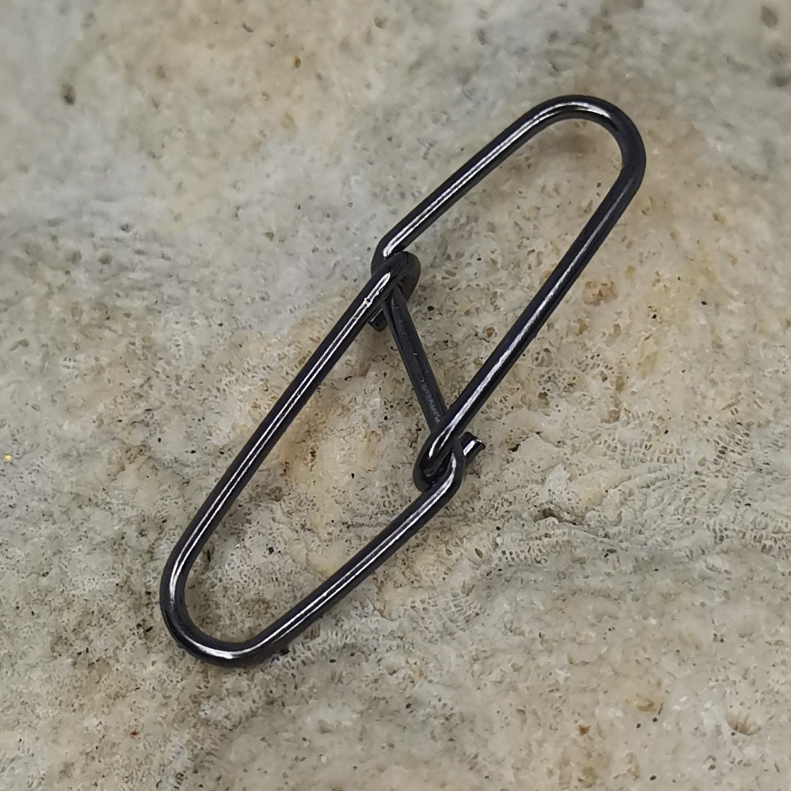 顺进不锈钢菱形双扣别针5号垂钓用品八8字环转环别针钓鱼配件鱼具