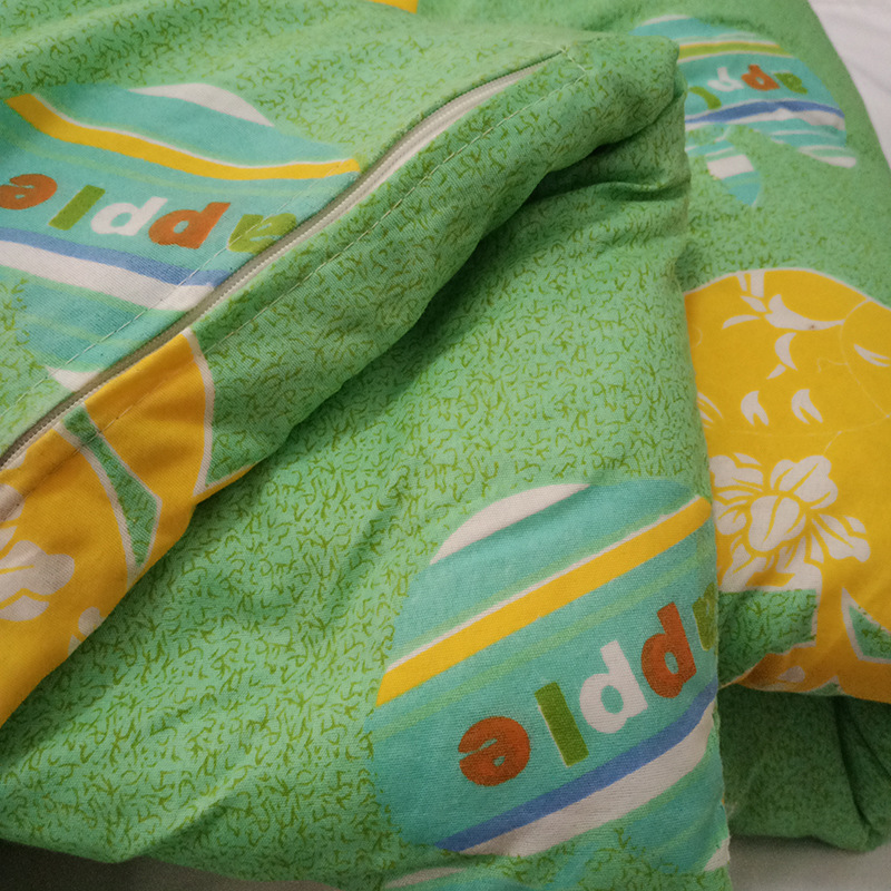 直供棉花被子学生宿舍单人被军训被加厚保暖棉絮被绿色劳保被子