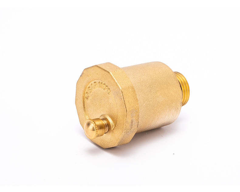 黄铜自动排气阀家用自来水地暖气锅炉热水管道放气阀立式排气阀