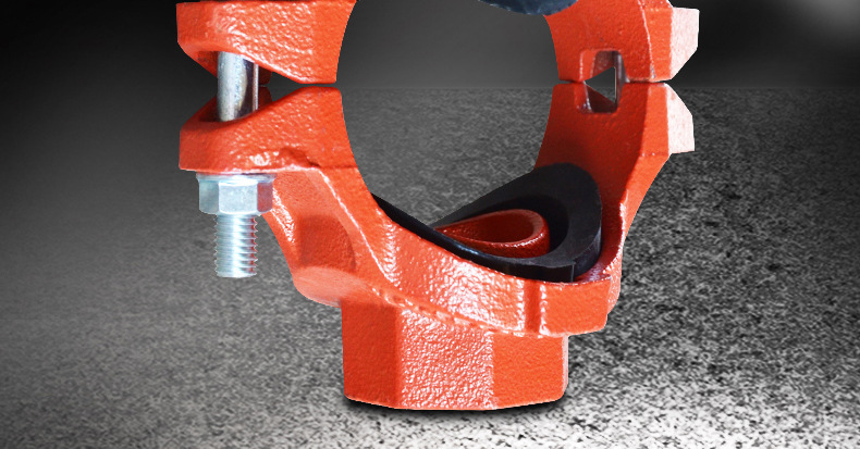 厂家供应消防沟槽管件沟槽机械四通沟槽式机械螺纹丝接四通