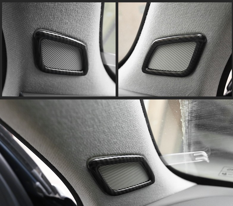 沃尔沃xc40改装专用a柱高音音响喇叭装饰框喇叭装饰条罩贴片配件