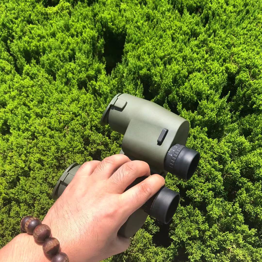 军工望远镜罗盘测距高倍高清特种兵德国军事用防水双筒夜视望眼镜