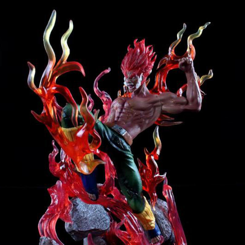 火影忍者 gk 四代 八门遁甲 强态 夜凯 战斗夜凯手办模型桌面摆件