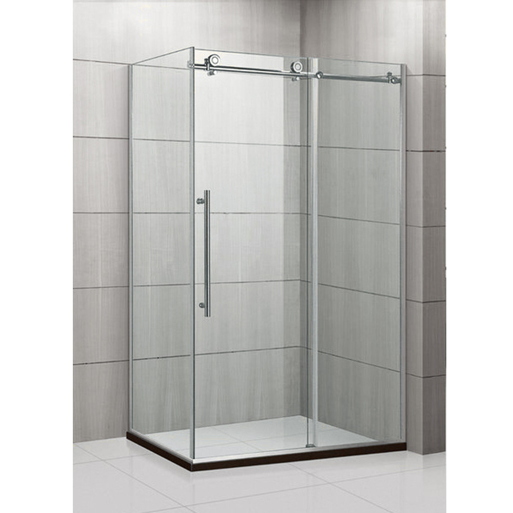 简易淋浴房 家用 隔断玻璃移动门弧扇形沐浴房定制浴屏