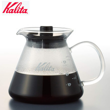 日本原装KALITA 耐热玻璃手冲咖啡分享壶 下壶花茶壶 300ml/500ml