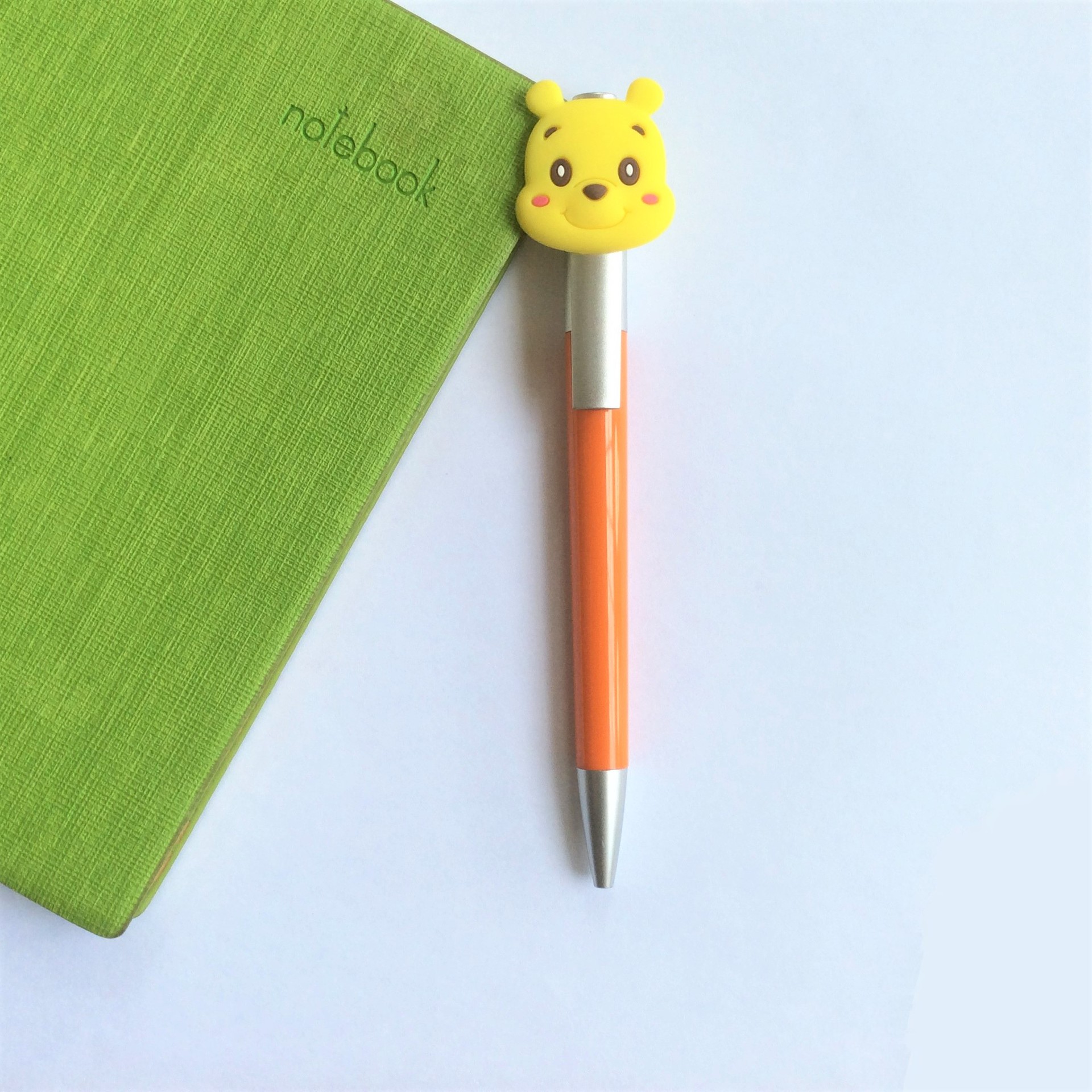 pvc软胶硅胶卡通笔头定制 小猪硅胶笔帽钢笔夹文具配件厂家现货