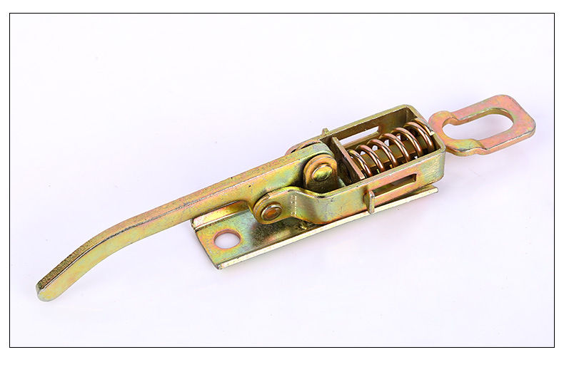 厂家货源镀彩弹簧钩弹簧挂钩货车箱拉手钩弹簧挂钩镀彩锌