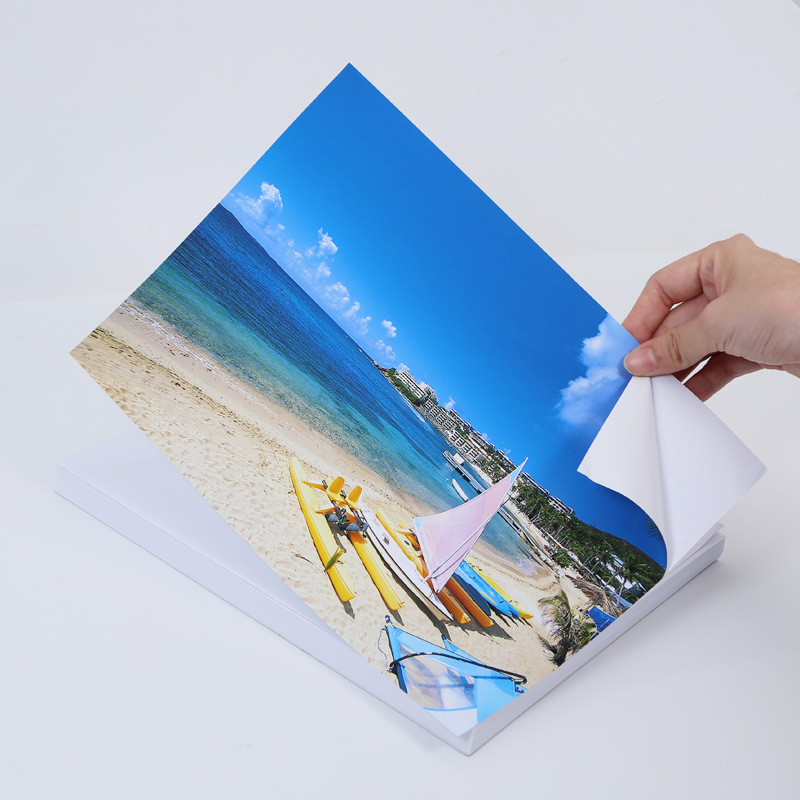 120克喷墨打印背胶相片纸哑光背胶相纸