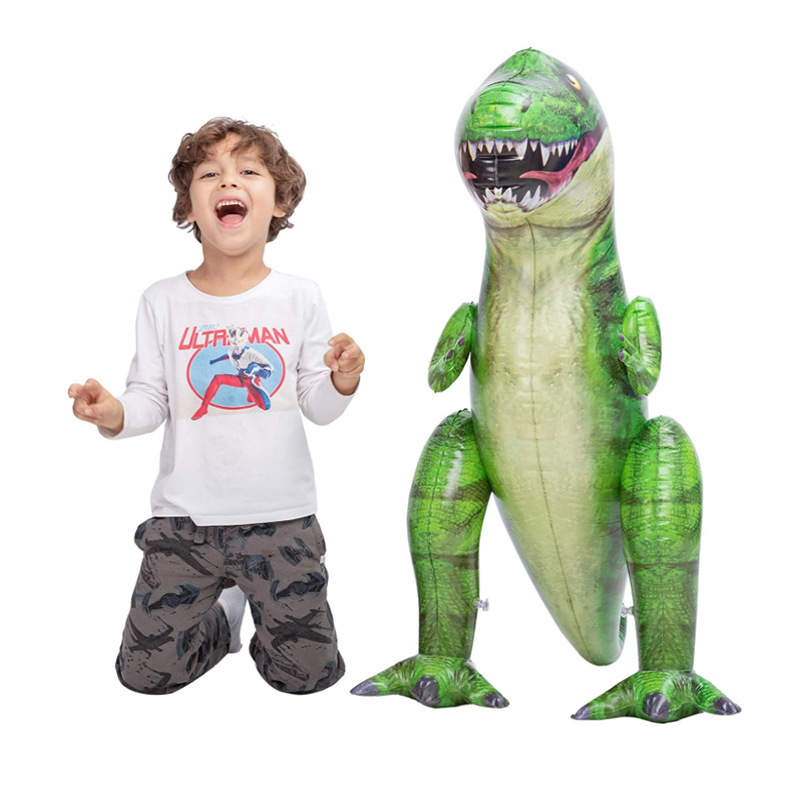 厂家定制充气恐龙玩具新款pvc充气霸王龙充气趣味玩具 来图定制