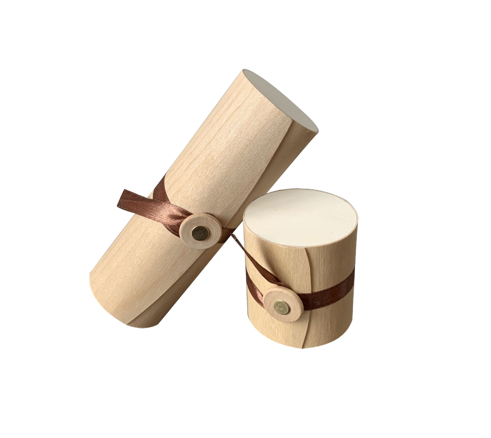 定制树皮盒礼盒桦木水乳霜木皮包装盒