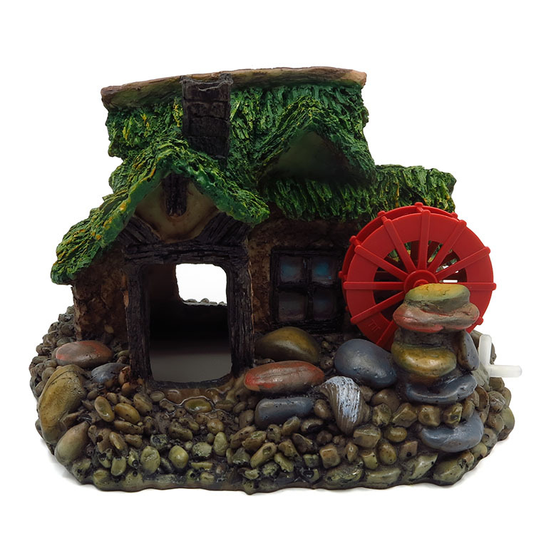 鱼躲避洞摆件虾屋大茅房虾窝屋慈鲷躲避洞陶鱼缸造景繁殖罐产卵屋