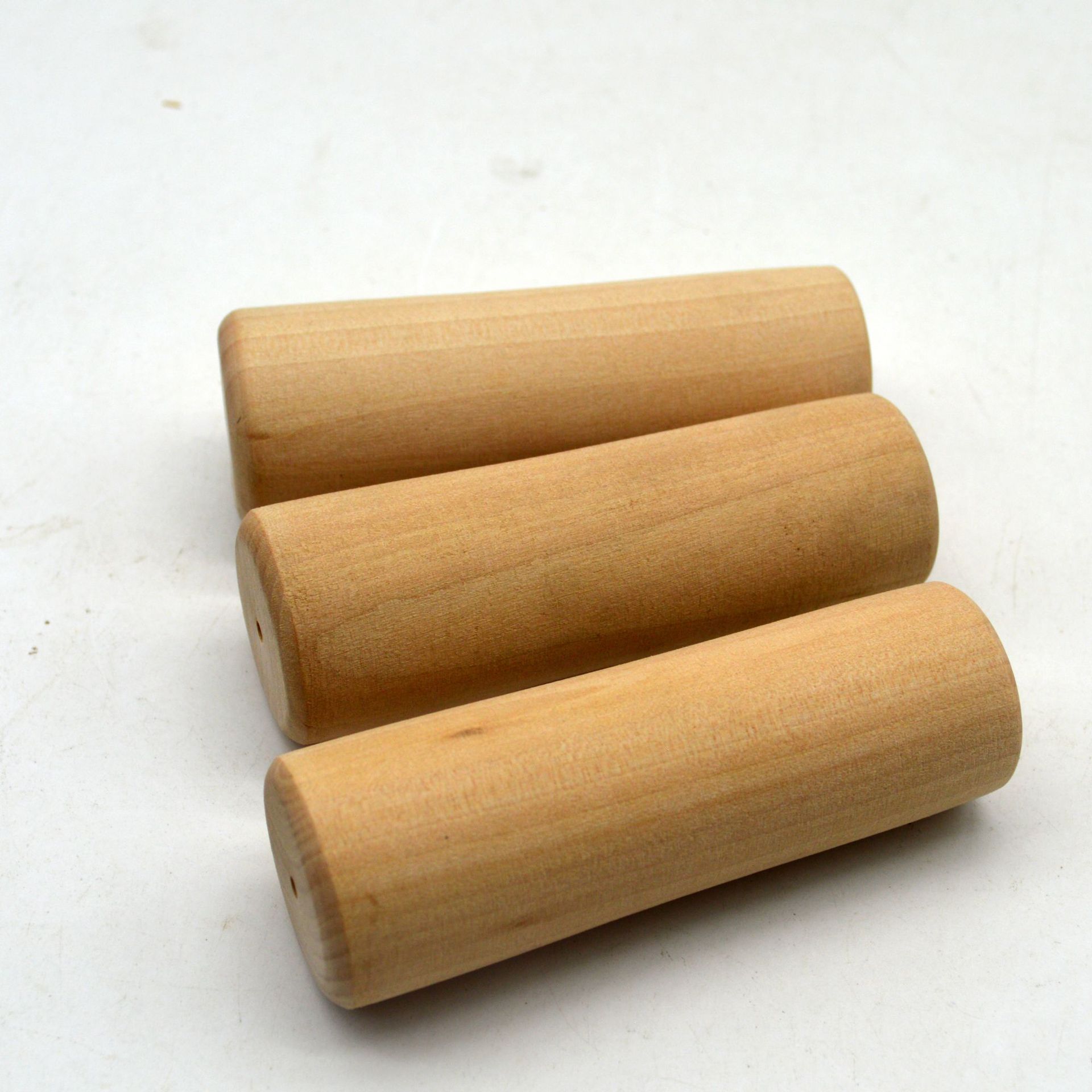 批发实木手柄木质通孔 五金木质手柄印章餐具菜刀工具手柄